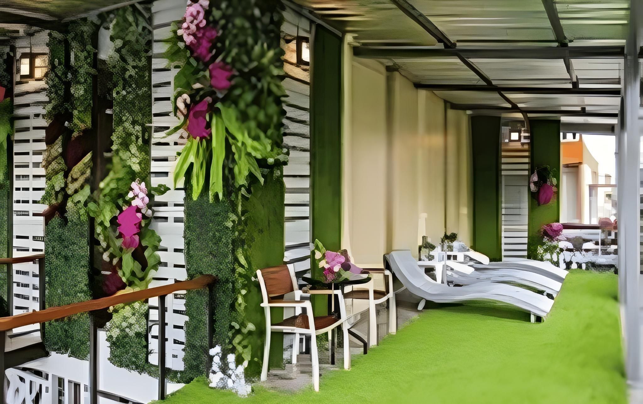 شرفة مرصوفة