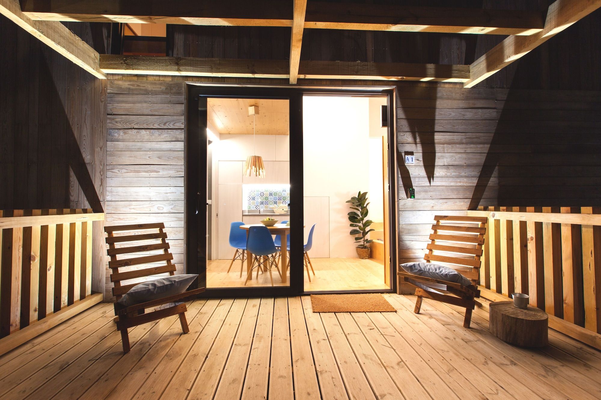 شرفة مرصوفة صورة