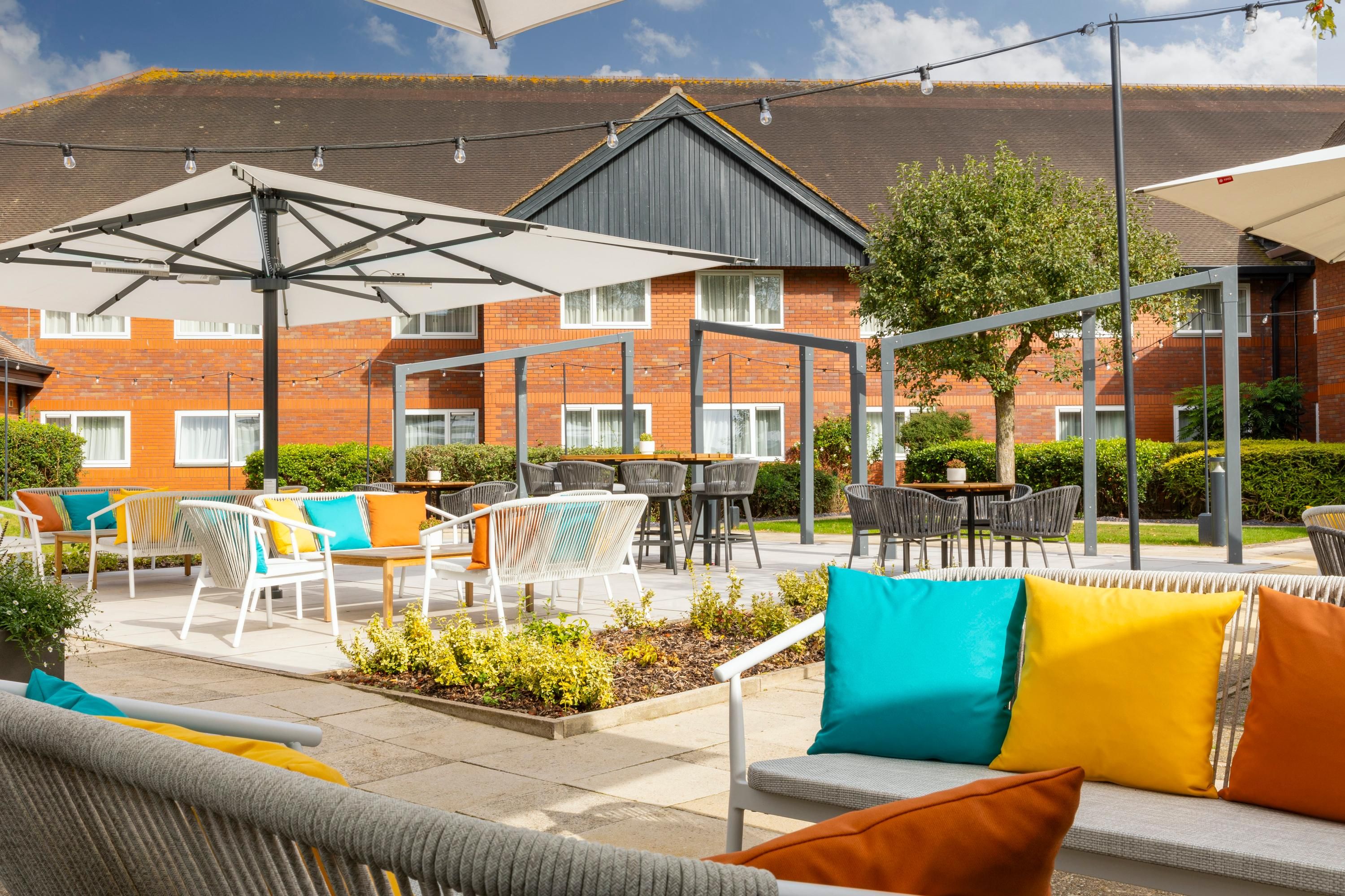 شرفة مرصوفة