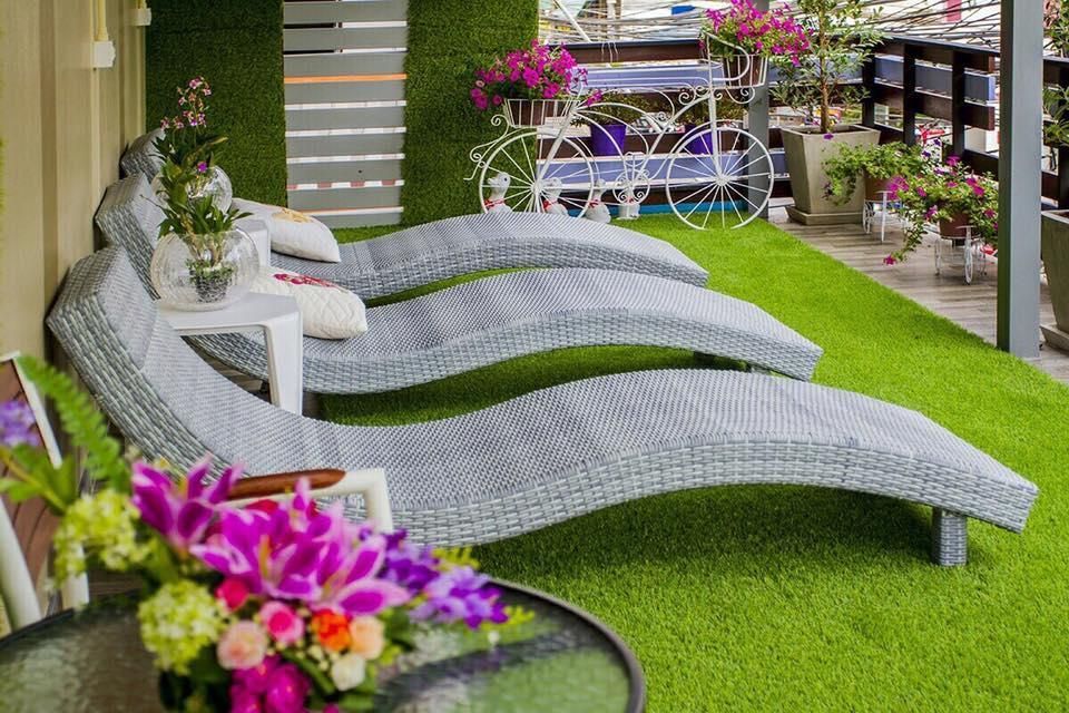 شرفة مرصوفة