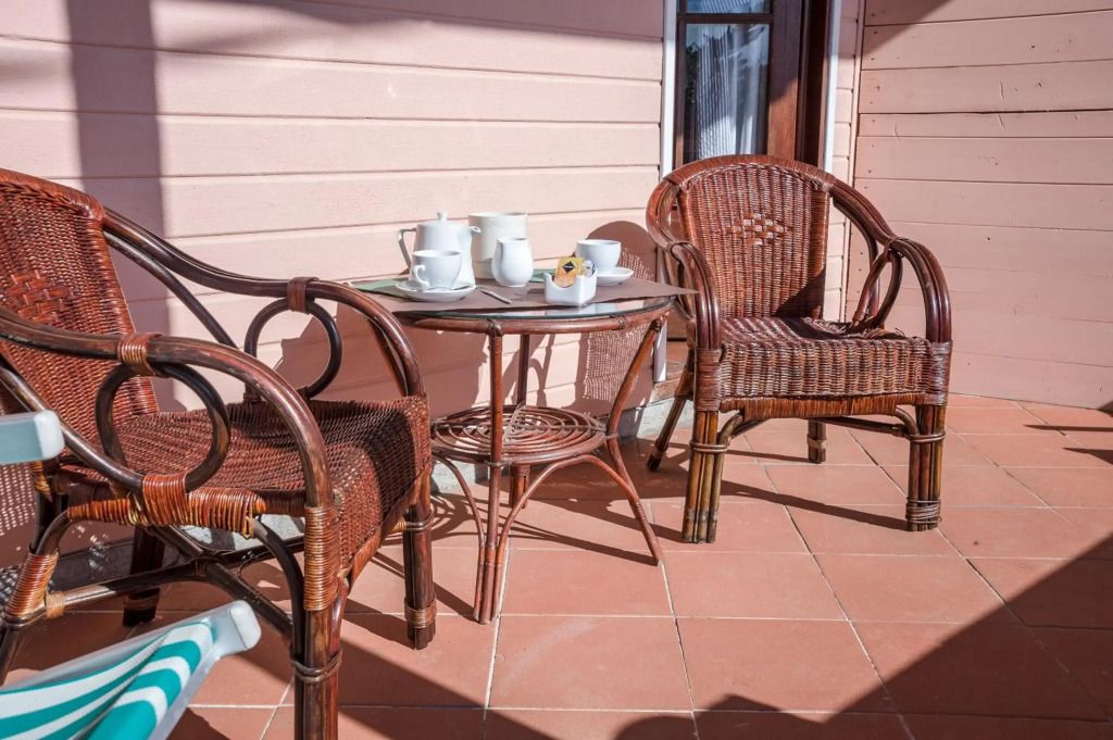 شرفة مرصوفة