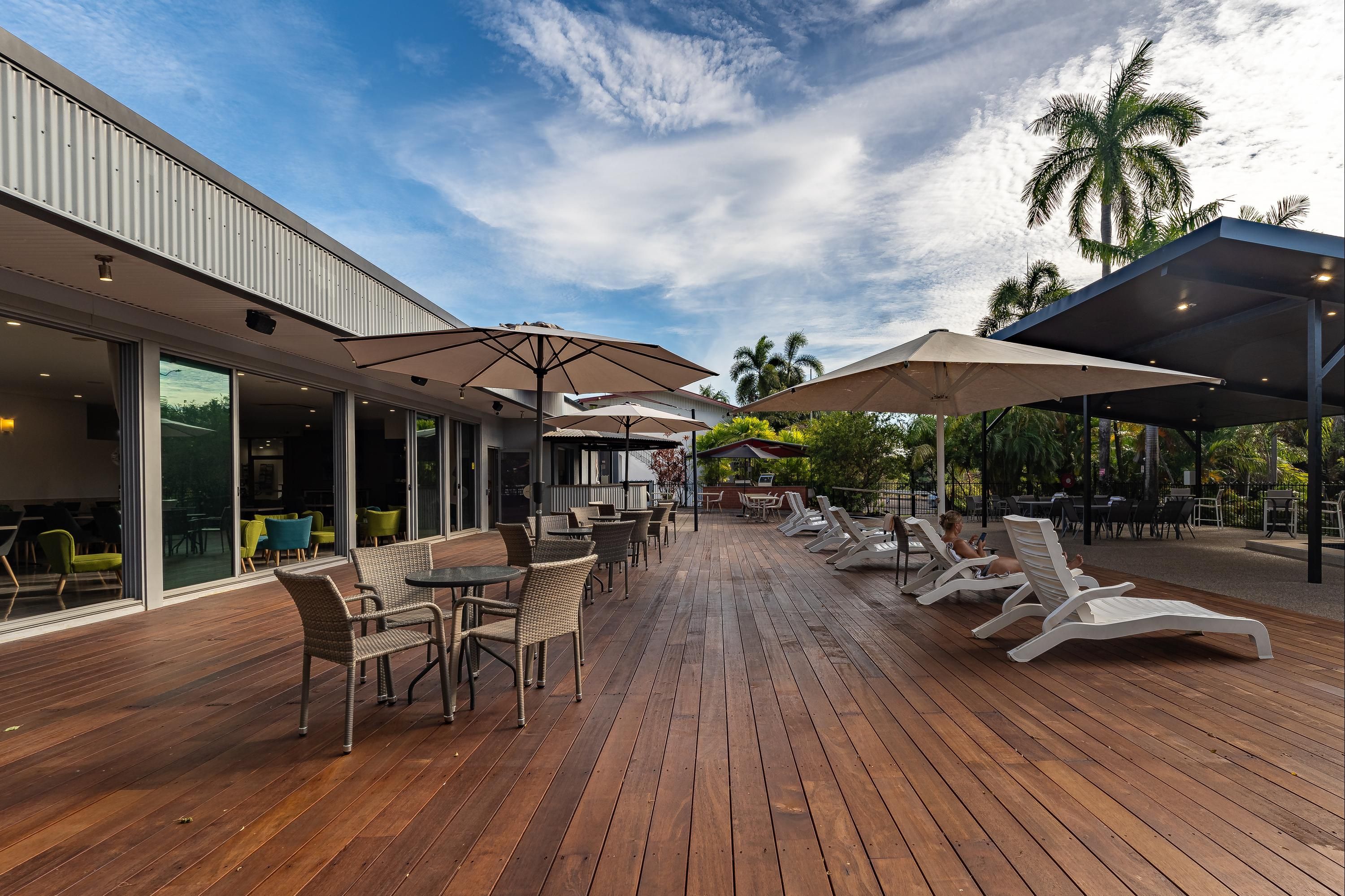 شرفة مرصوفة