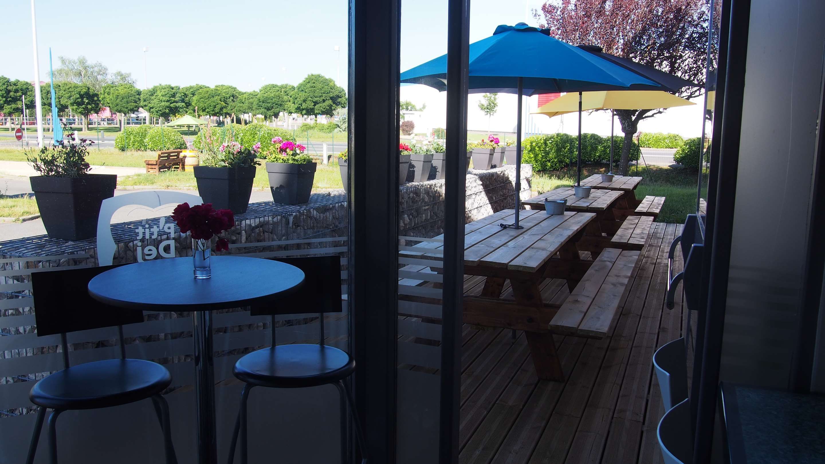 شرفة مرصوفة