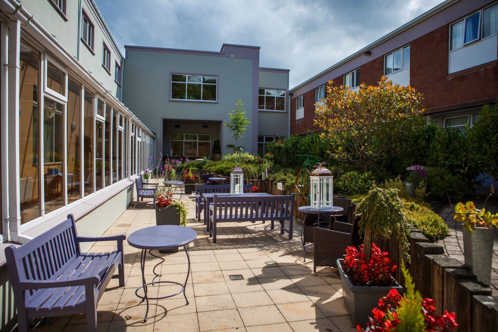 شرفة مرصوفة