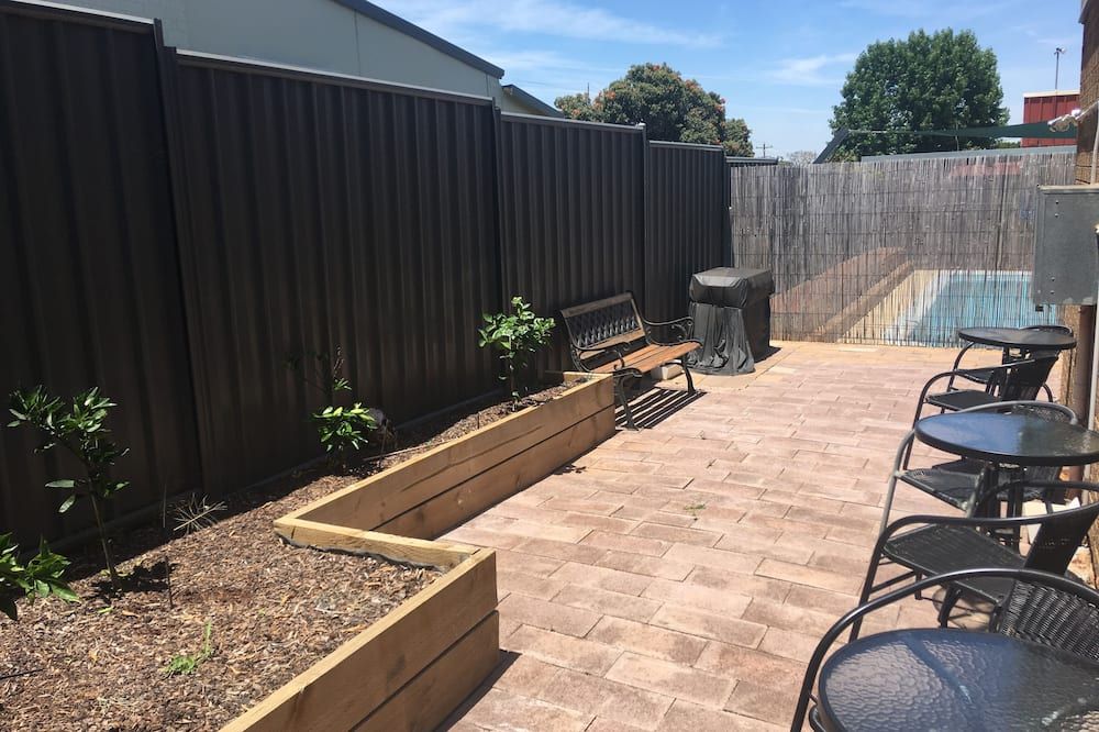 شرفة مرصوفة