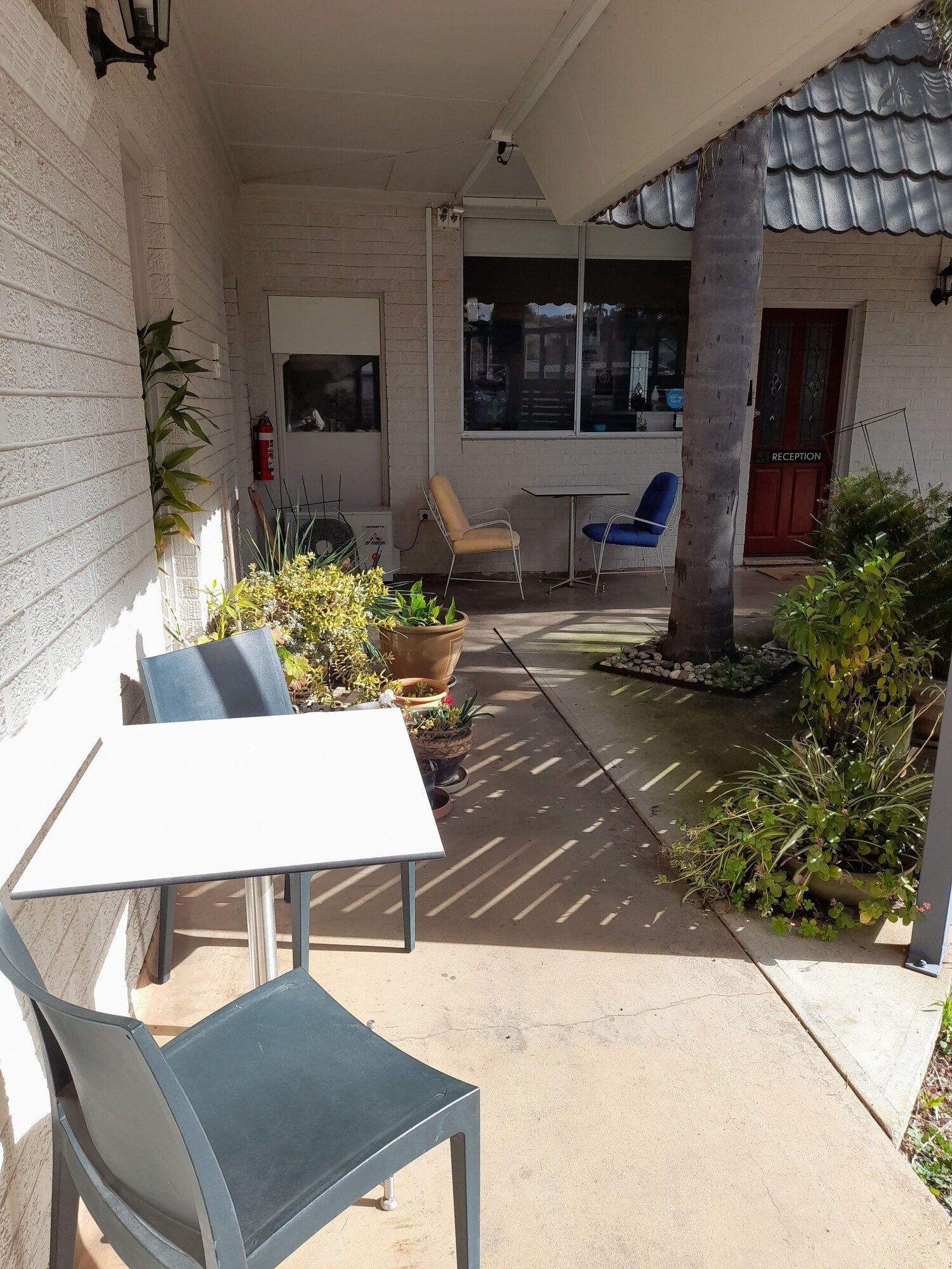 شرفة مرصوفة