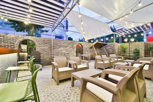 شرفة مرصوفة صورة