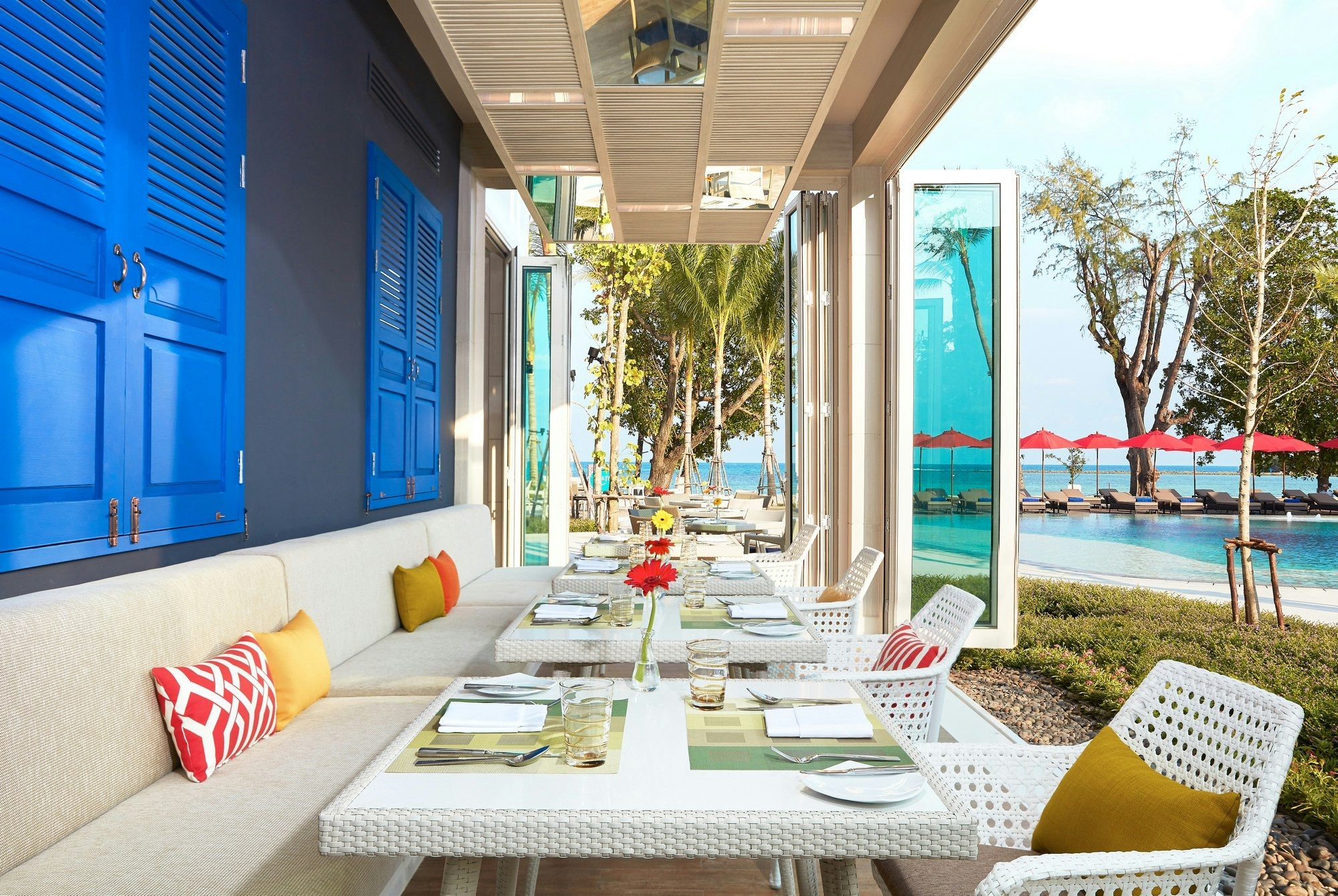 شرفة مرصوفة