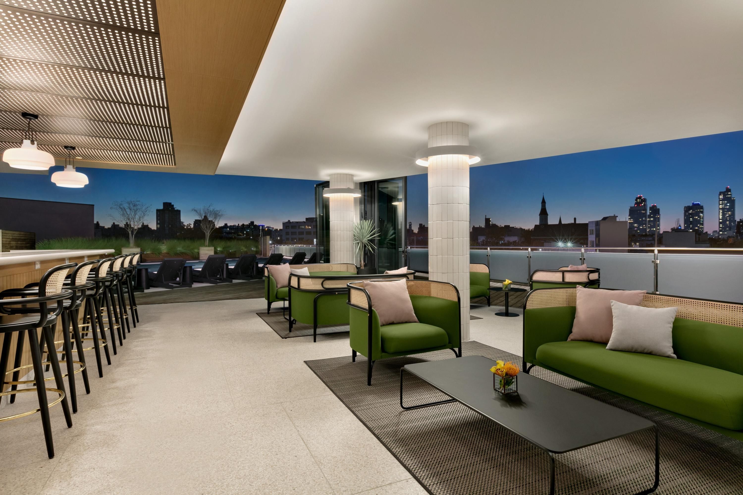 شرفة مرصوفة