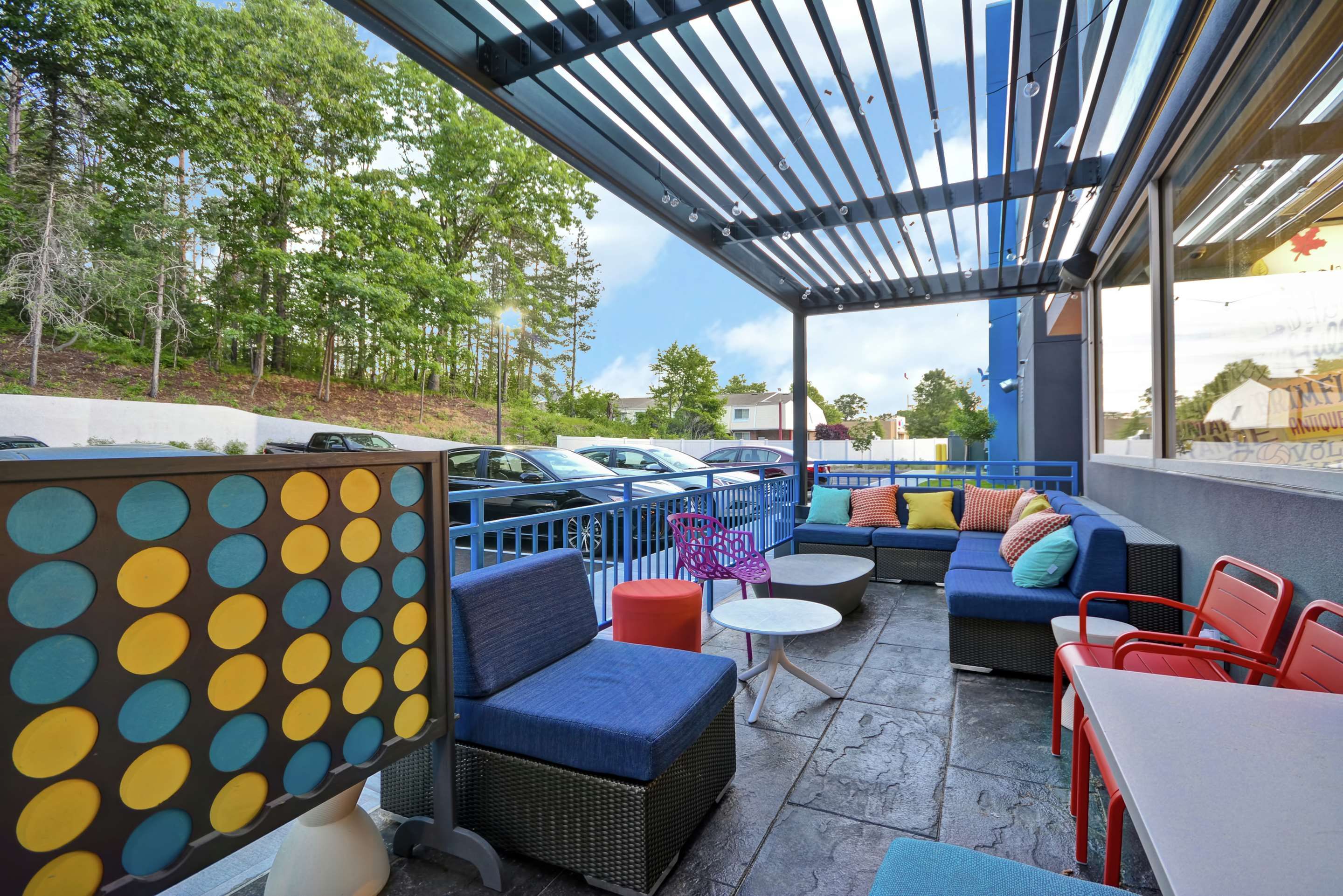 شرفة مرصوفة صورة