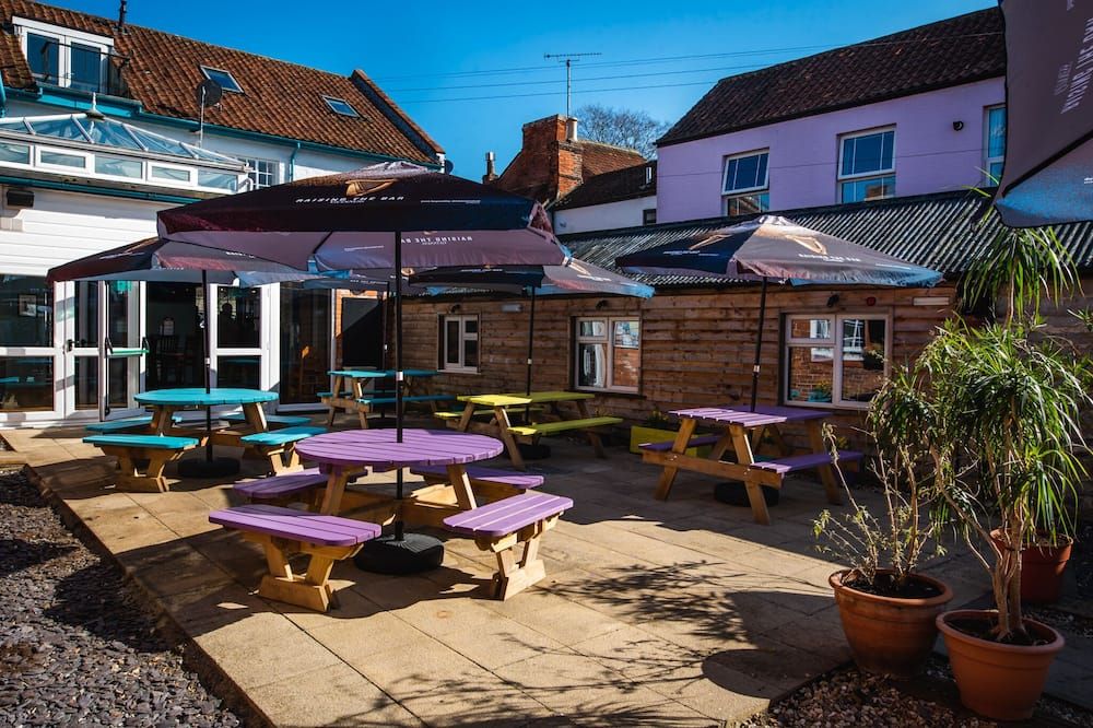 شرفة مرصوفة