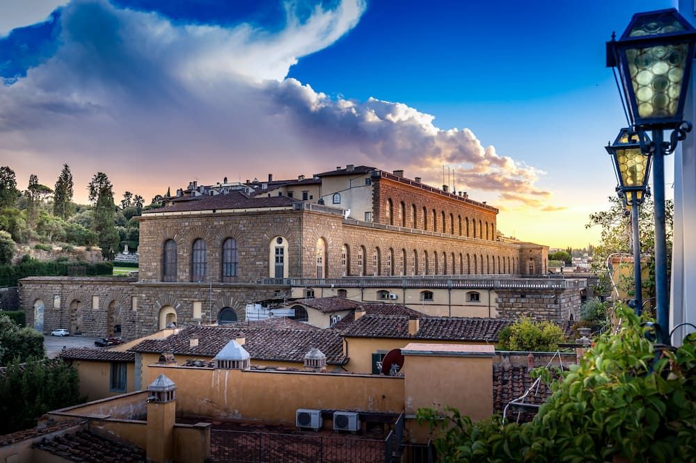 شرفة مرصوفة