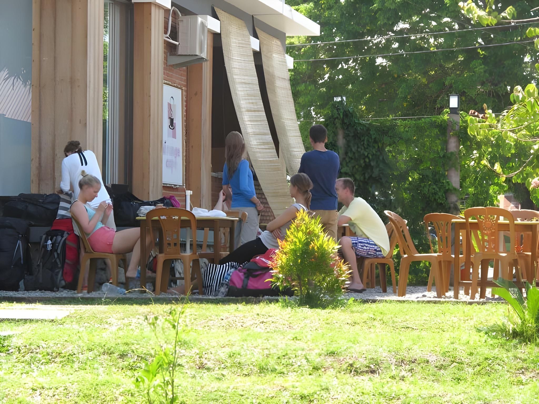 شرفة مرصوفة