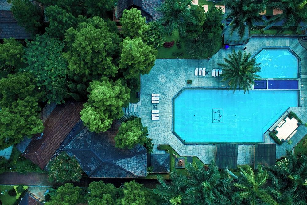 حوض السباحة