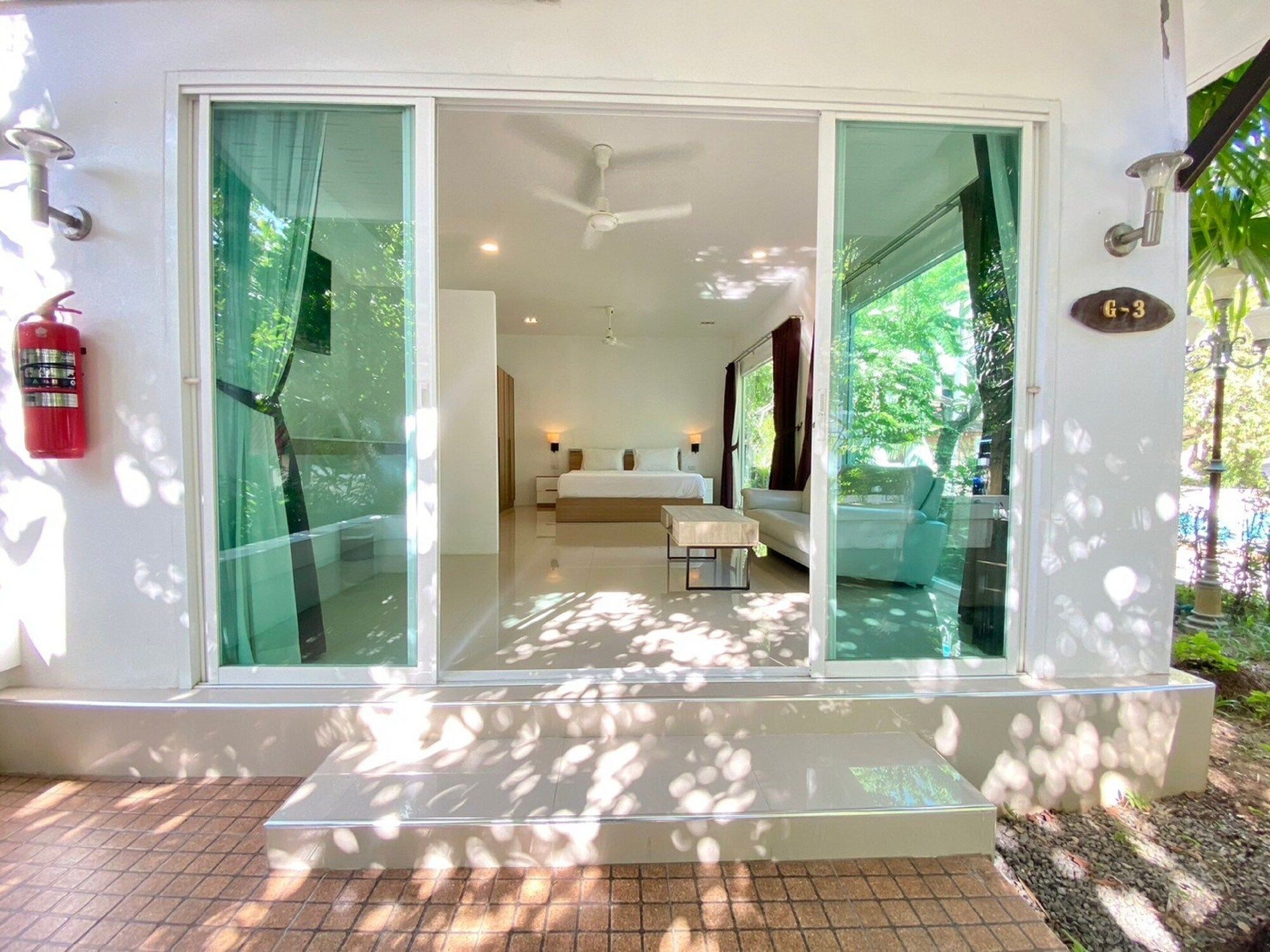 شرفة مرصوفة