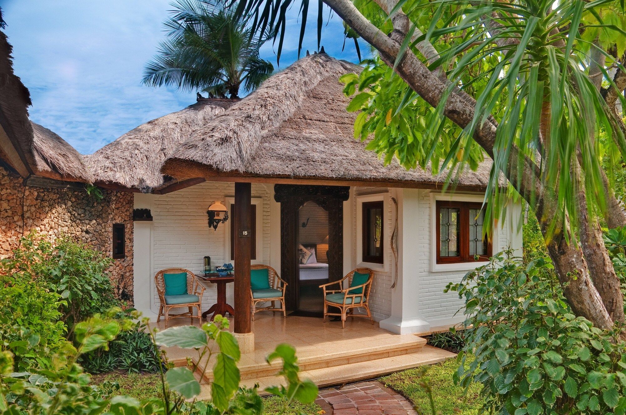 شرفة مرصوفة