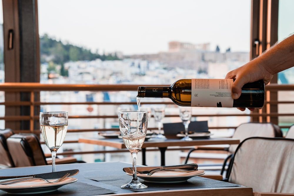 شرفة مرصوفة