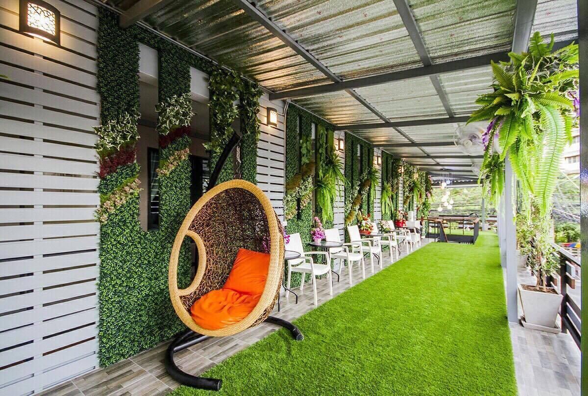 شرفة مرصوفة