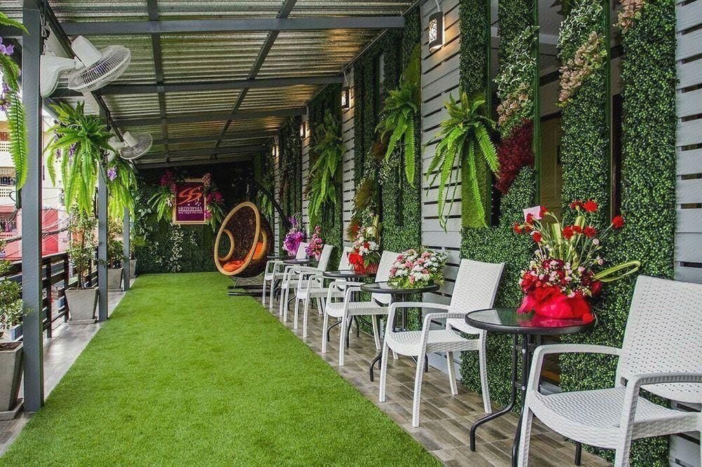 شرفة مرصوفة