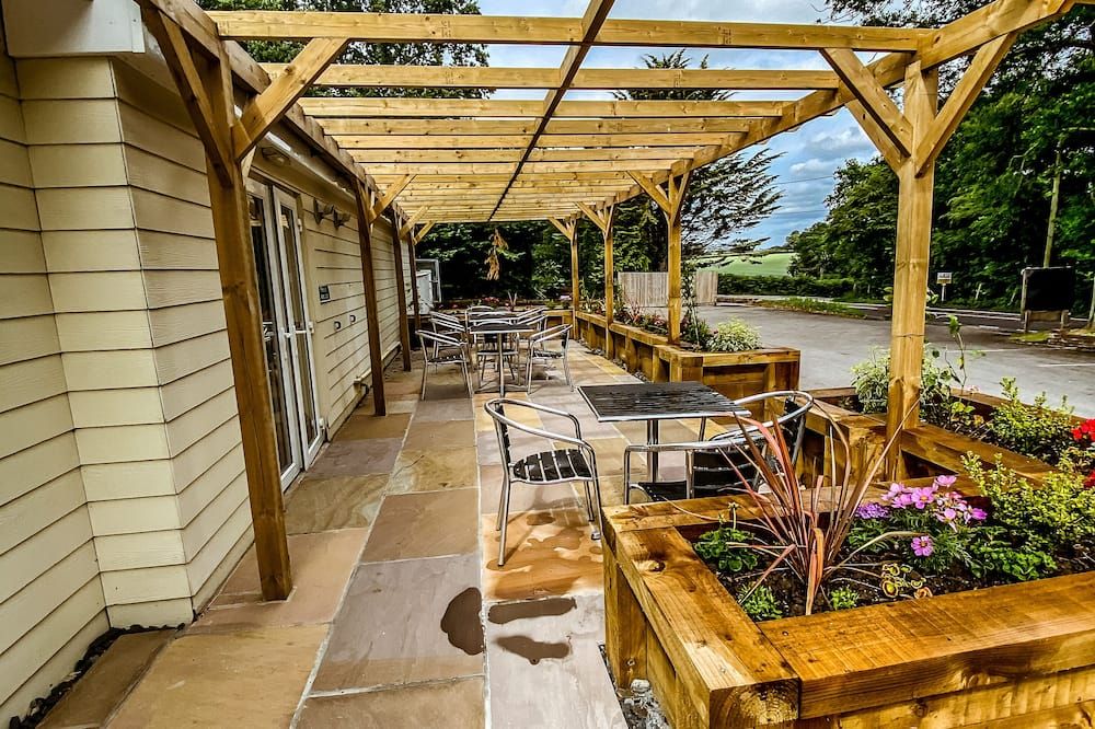 شرفة مرصوفة