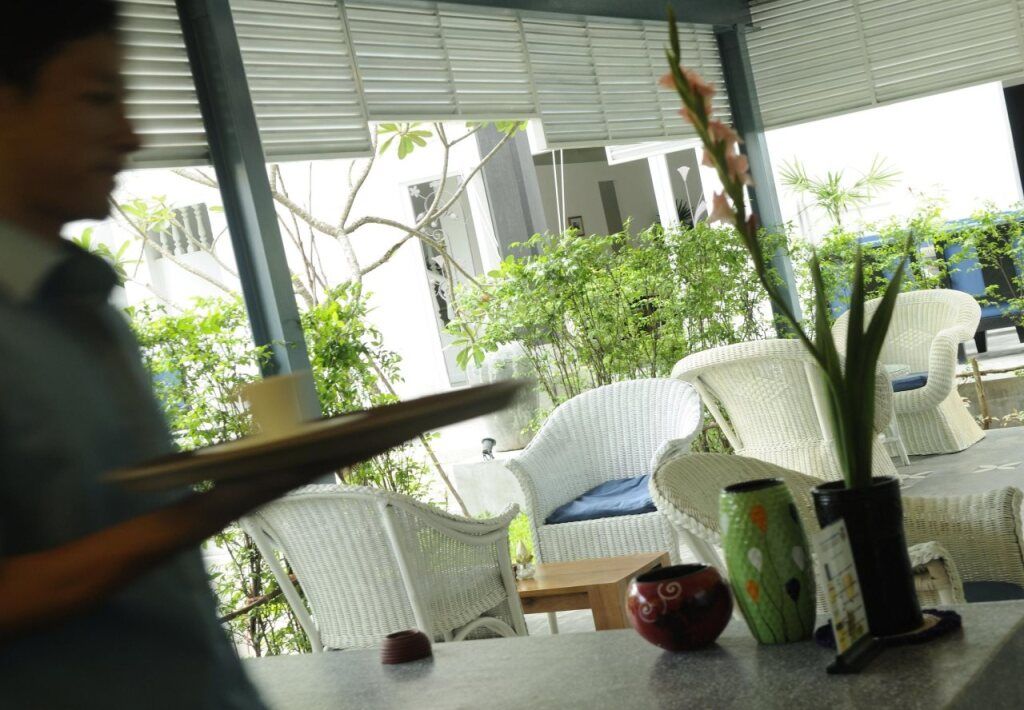 شرفة مرصوفة