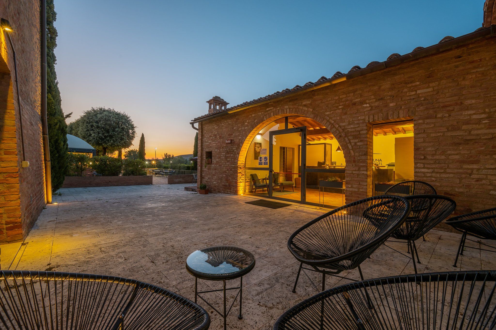 شرفة مرصوفة