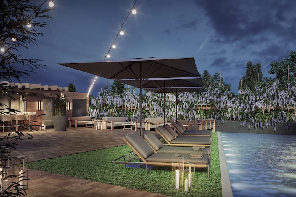 شرفة مرصوفة