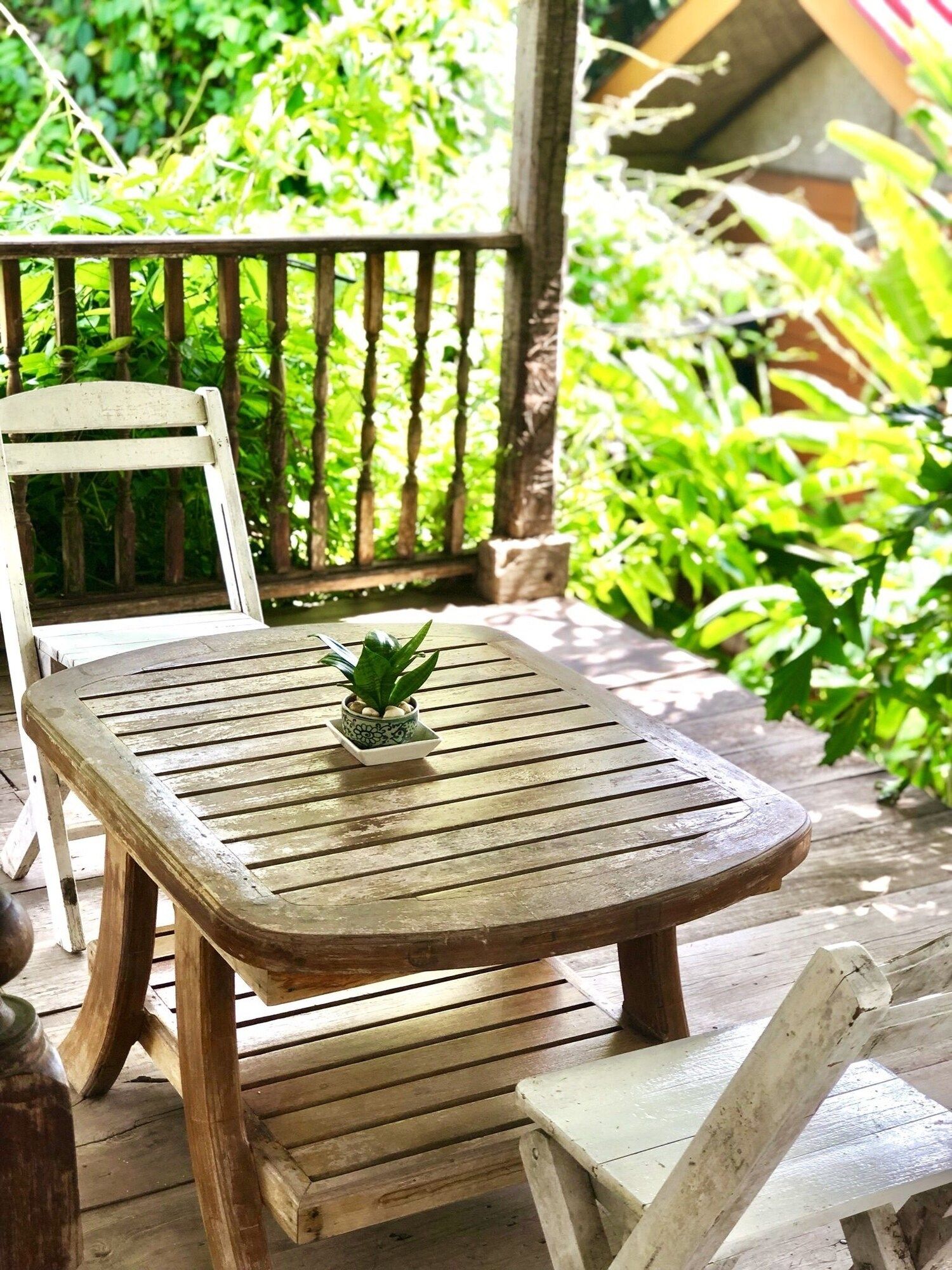 شرفة مرصوفة