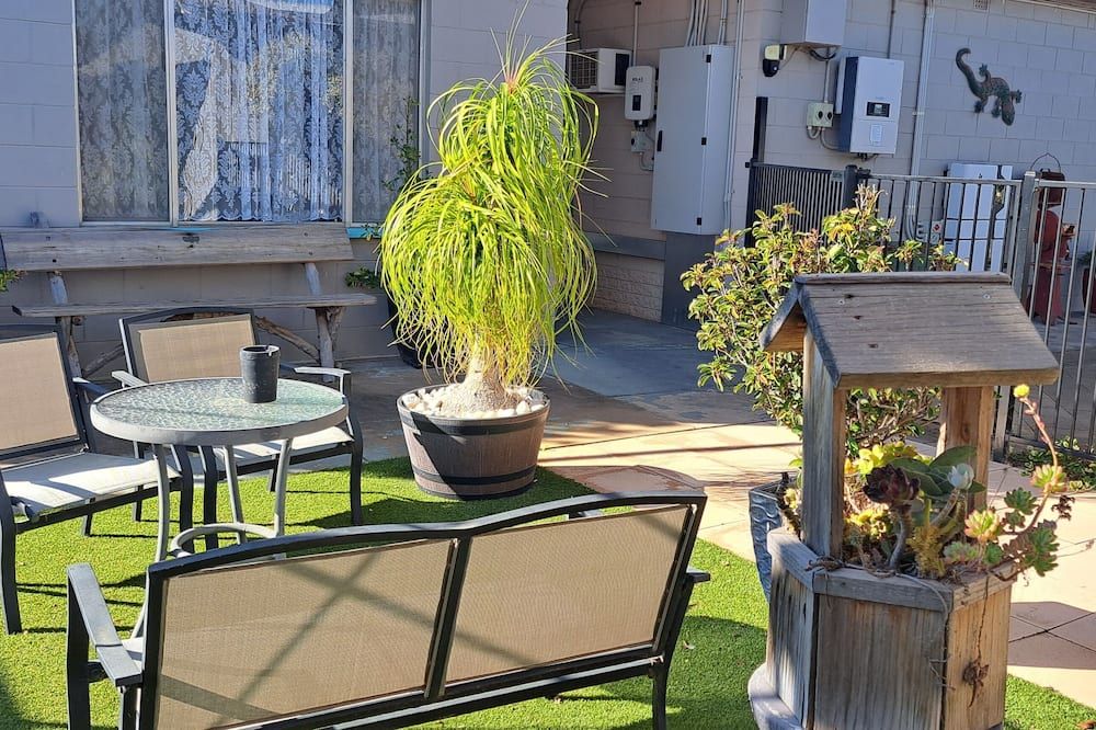 شرفة مرصوفة