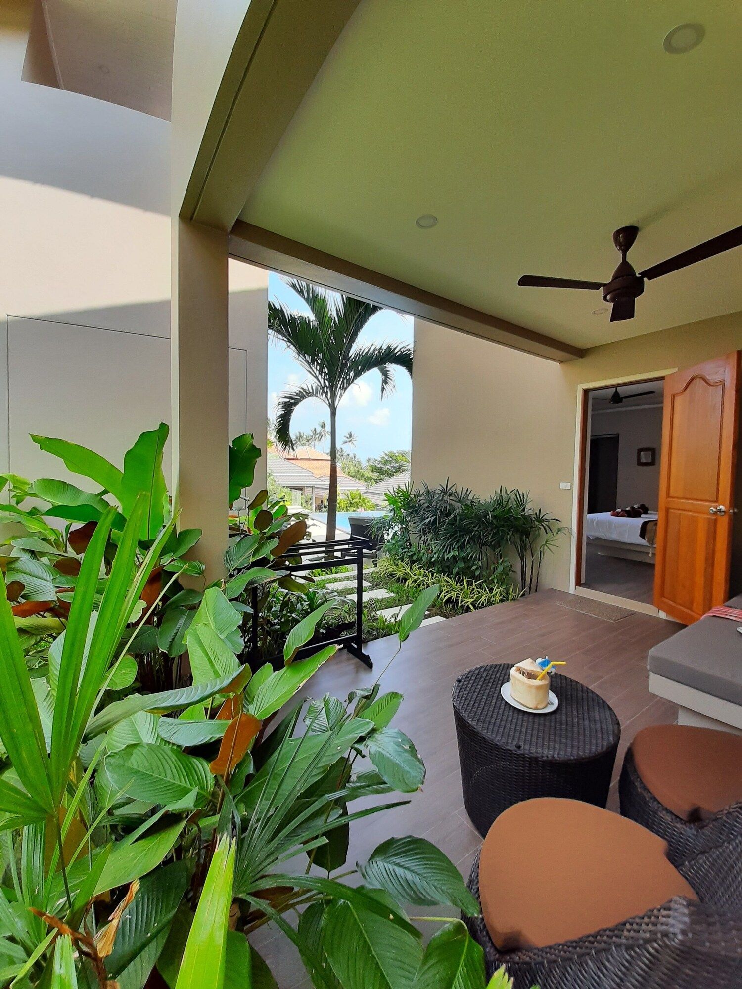 شرفة مرصوفة