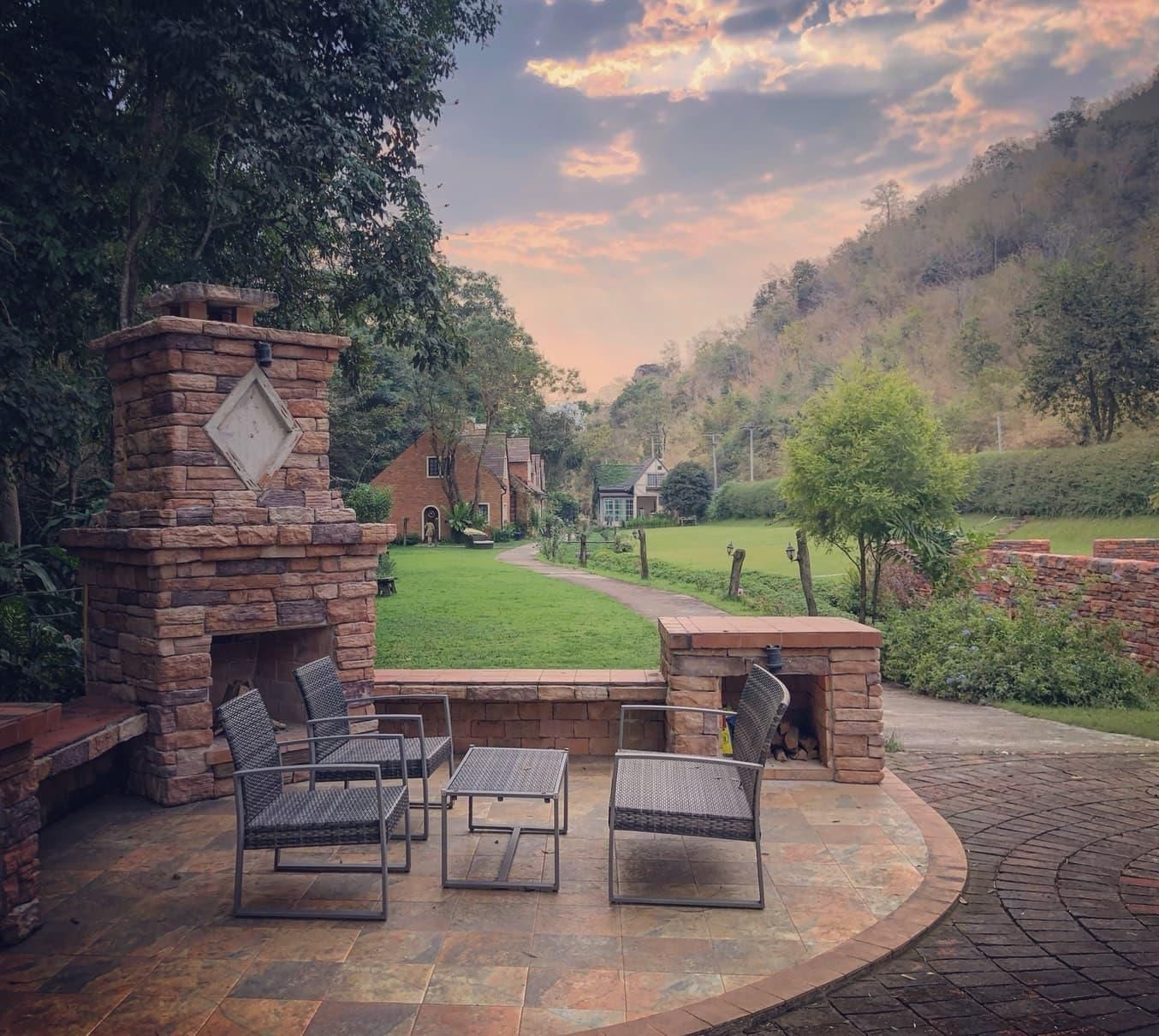 شرفة مرصوفة صورة