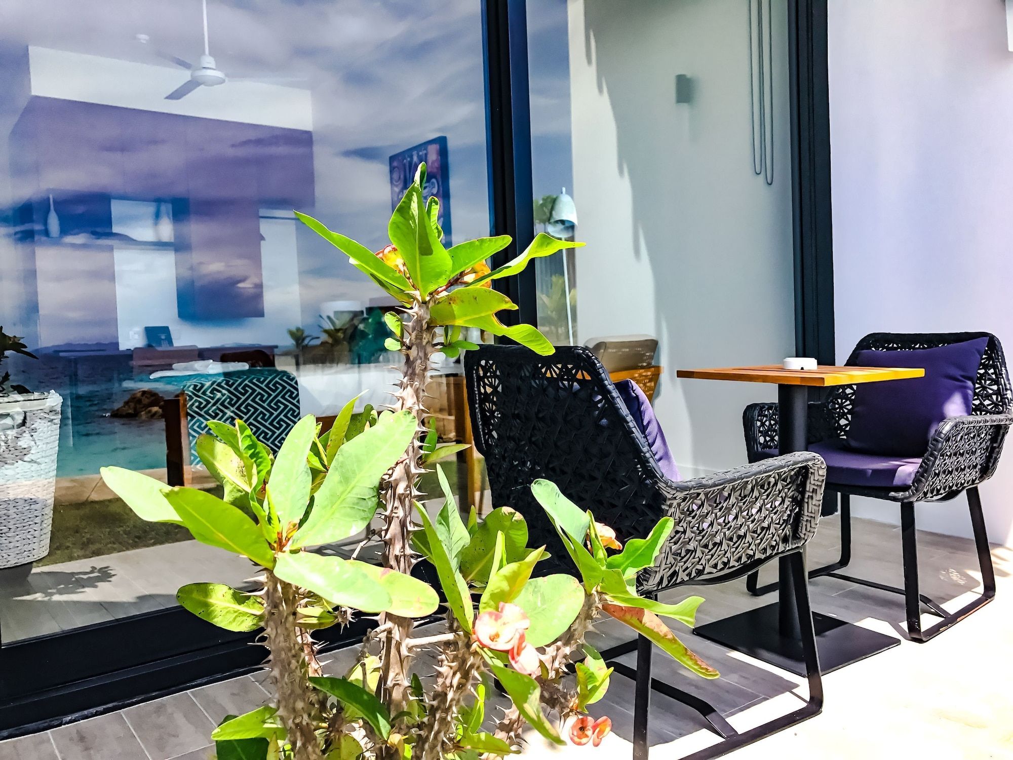 شرفة مرصوفة