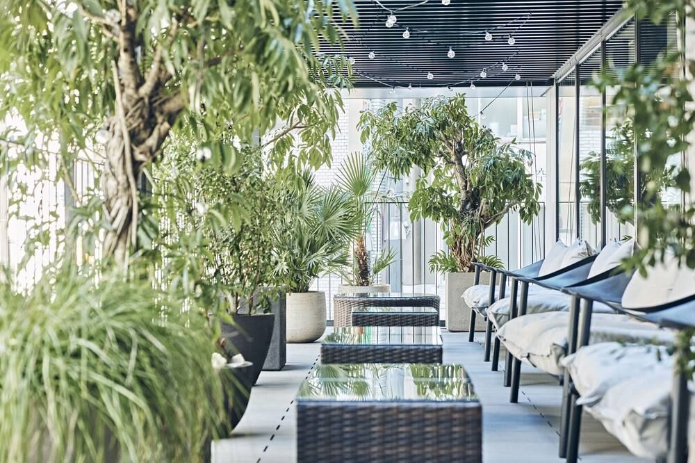 شرفة مرصوفة