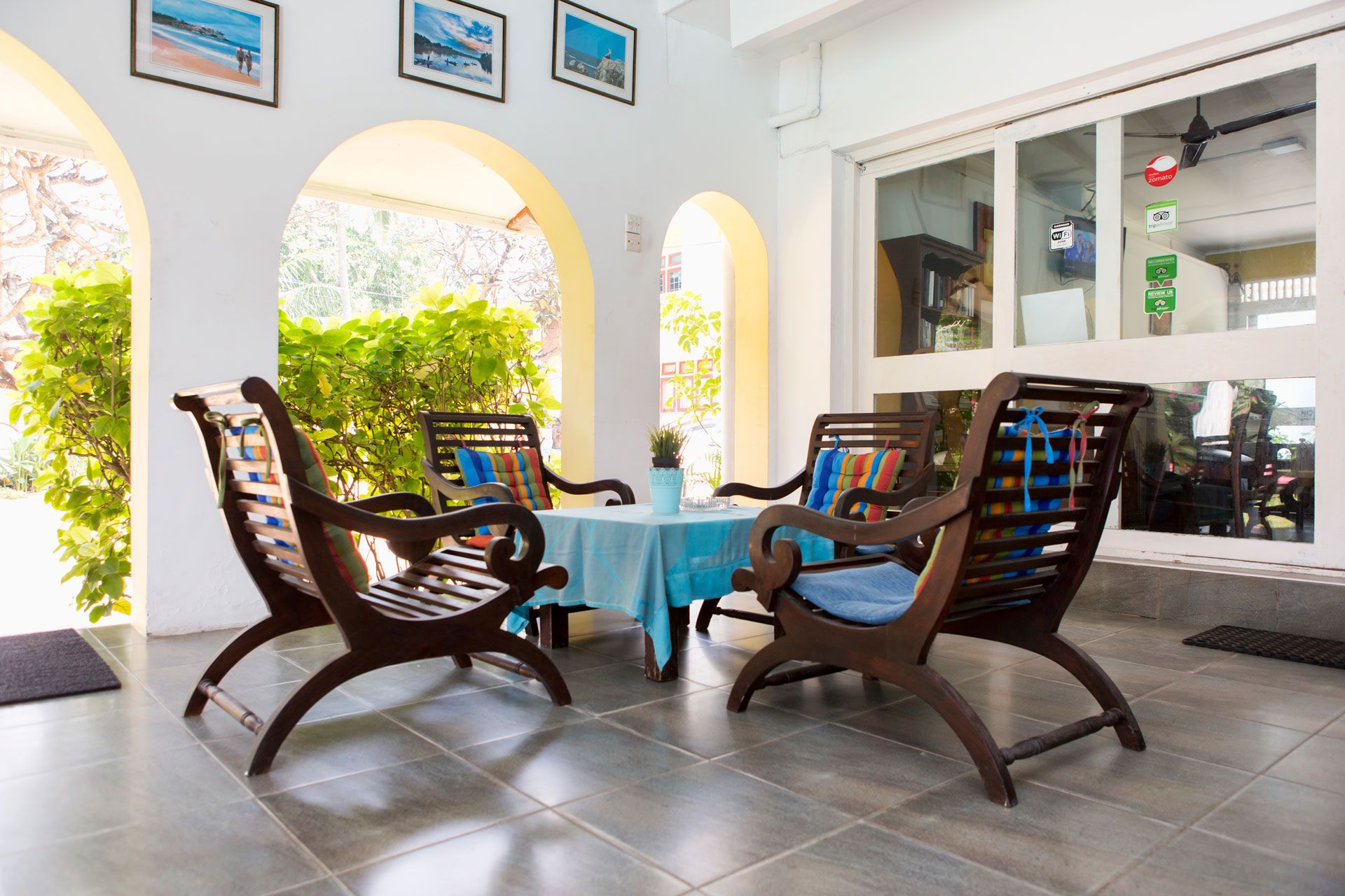 شرفة مرصوفة صورة