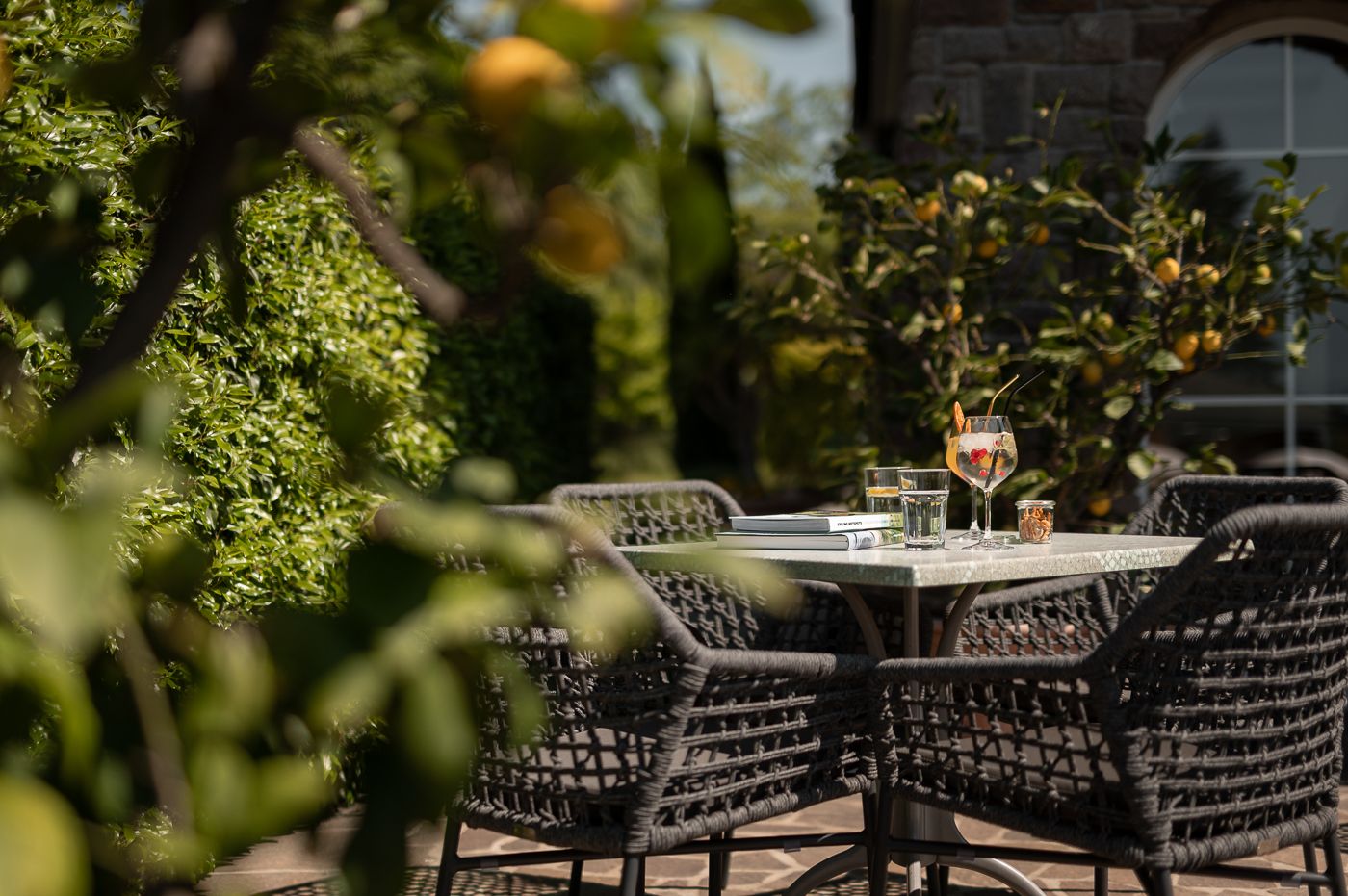 شرفة مرصوفة