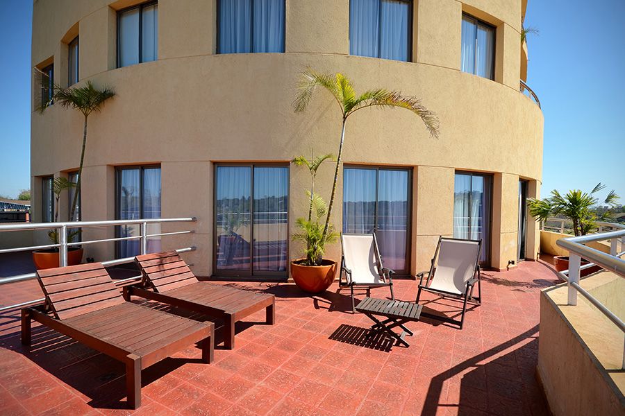 شرفة مرصوفة