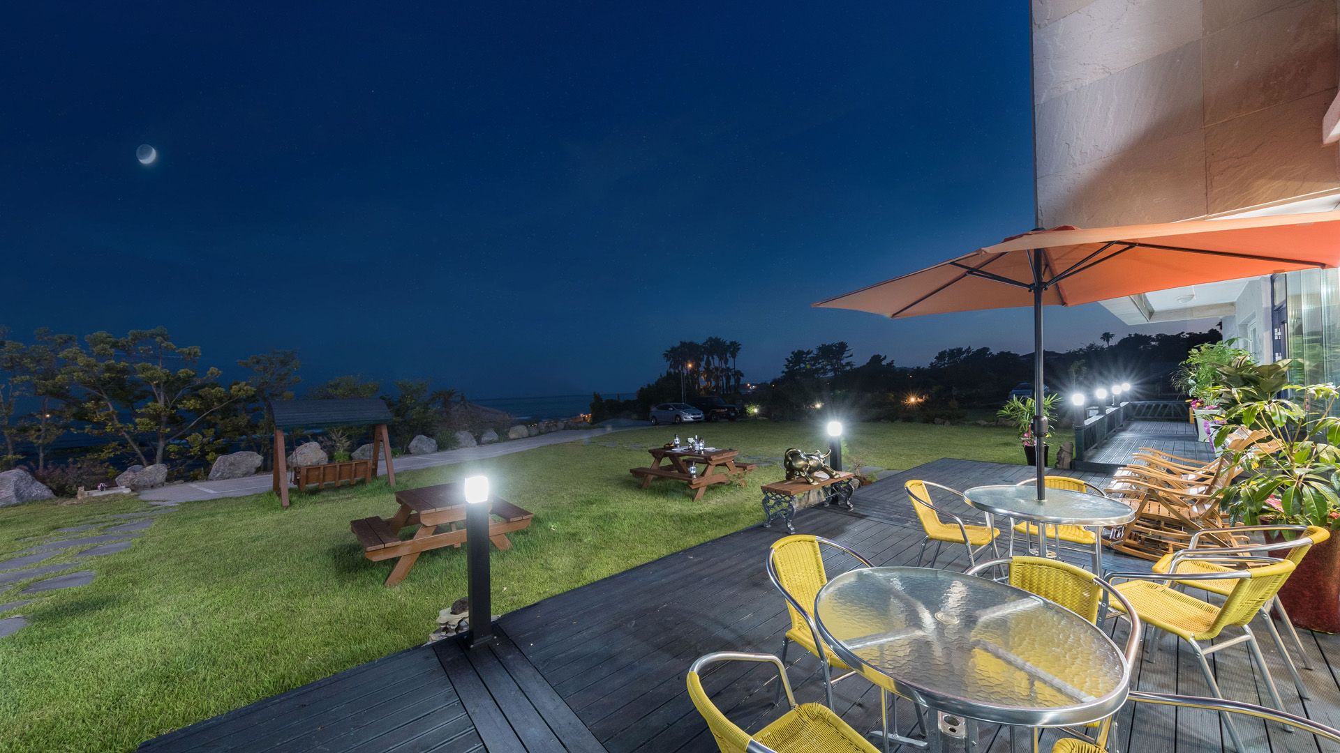 شرفة مرصوفة