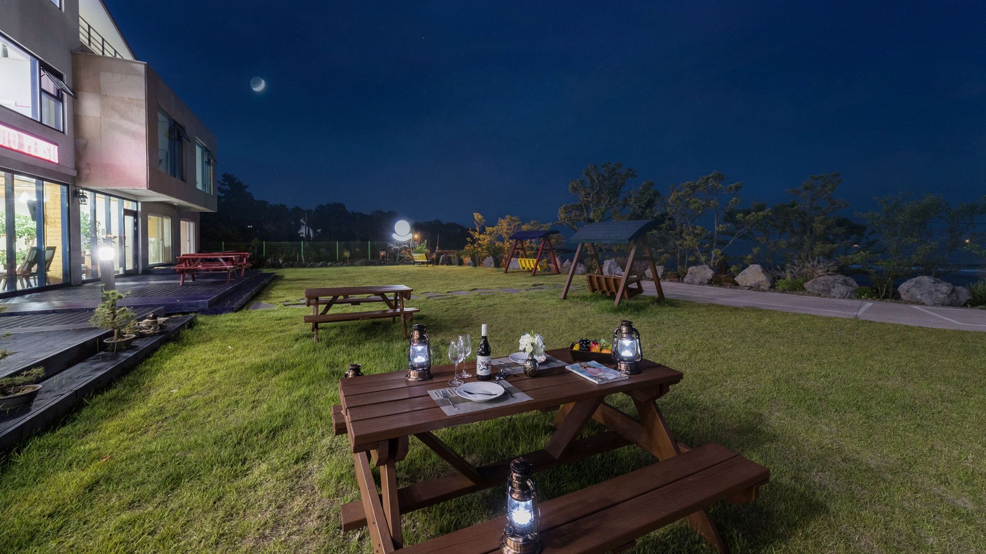 شرفة مرصوفة