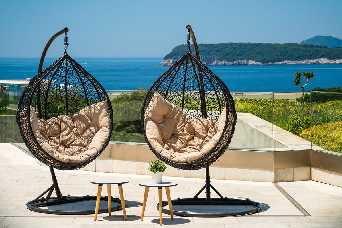 شرفة مرصوفة