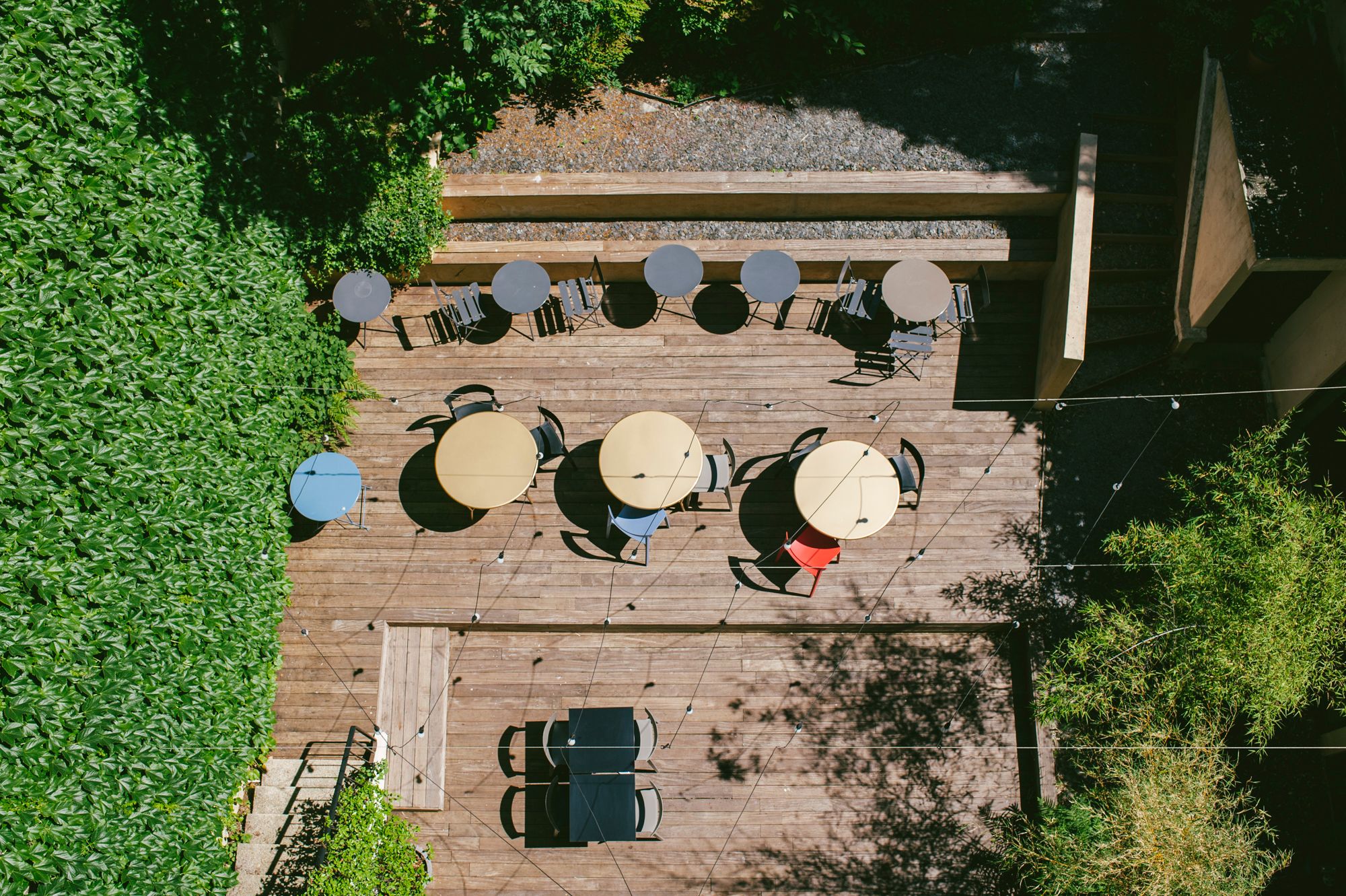 شرفة مرصوفة