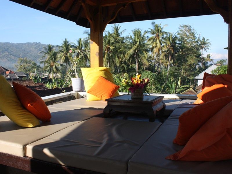 شرفة مرصوفة